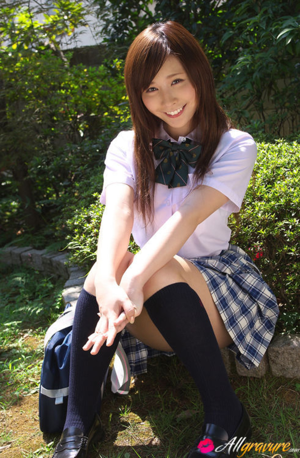 All Gravure Stockings - Iyo Hanaki cute gravure schoolgirl - Teens In Asia